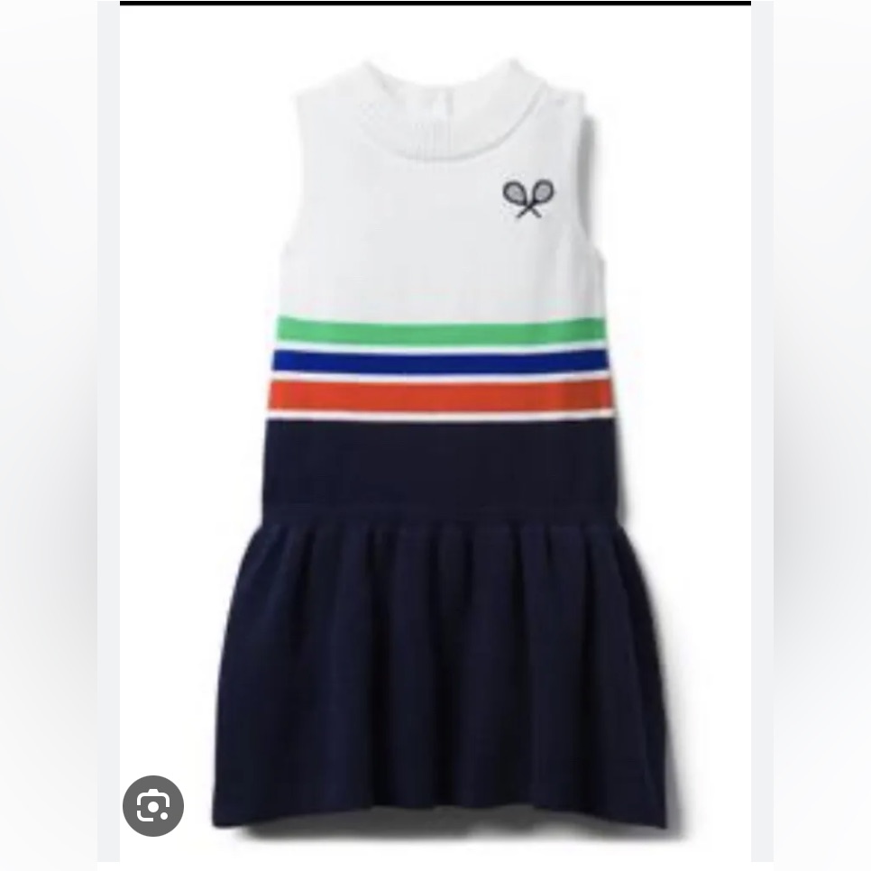 Janie And Jack Sleeves Tennis Girls Dress